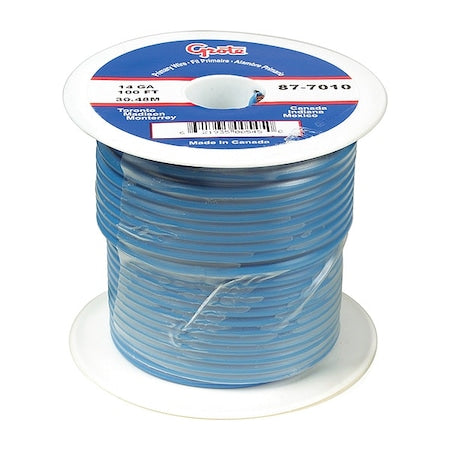 Primary Wire, GPT, 10 AWG, Copper, Blue, PVC Jacket, Stranded