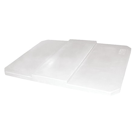 Cube Truck Lid,White,Fits 12-1/2 cu. ft.