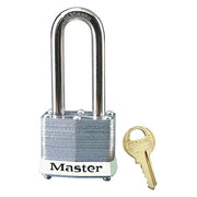 Lockout Padlock, Keyed Alike, Steel, White, 2 in Shackle Height, 1 9/16 in Body Width