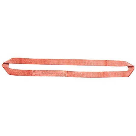 Web Sling, Type 5, 6 ft L, 4 in W, Nylon, Yellow