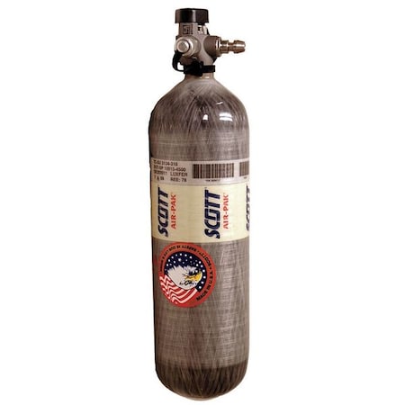 SCBA Cylinder,4500 psi,Carbon Wrapped