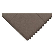 Interlocking Antifatigue Mat, 1/2" Thickness, Rubber, Black