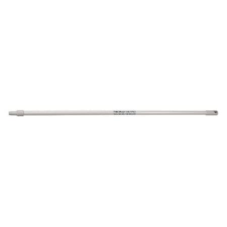 53" Drain Brush Handle, 1 1/4 in Dia, White, Fiberglass