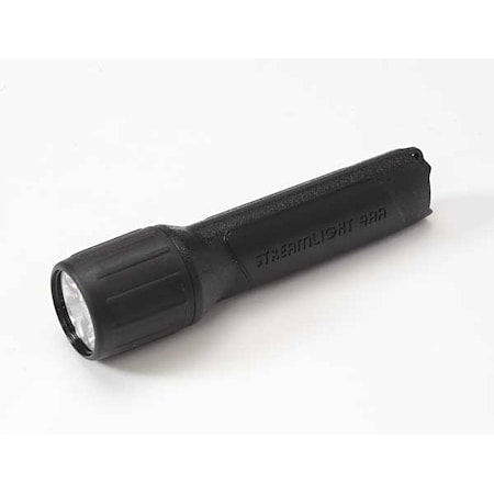 4AA ProPolymer LED Flashlight, Led Black Industrial Handheld Flashlight, 67 lm