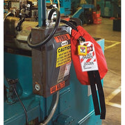 Lckout Cinch Sack Cover,Red,1/4 In. Dia.