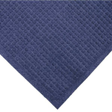 Entrance Mat, Polypropylene, 3/8 in Thick, Blue, 4 ft W x 6 ft L