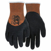 Coated Gloves, Latex, Crinkle, 4-Mar, 4 Abrasion Level, 2XL 1 PR
