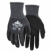 Coated Gloves, Nitrile, Smooth, Palm, 3 Abrasion Level, XS (6) 12 PK