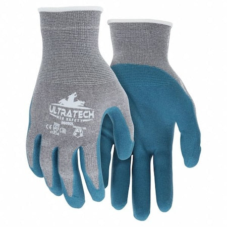 Coated Gloves, Nitrile, Smooth, Palm, 2 Abrasion Level, M 12 PK