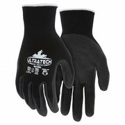 Insulated Work Gloves, Nitrile, Smooth, Palm, 2 Abrasion Level, L 12 PK