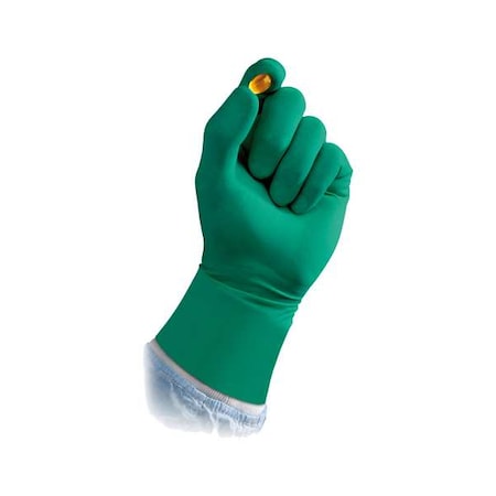 73-711, Disposable Gloves, 5.9 mil Palm, Neoprene/Polychloroprene, Powder-Free, 6, 200 PK, Green