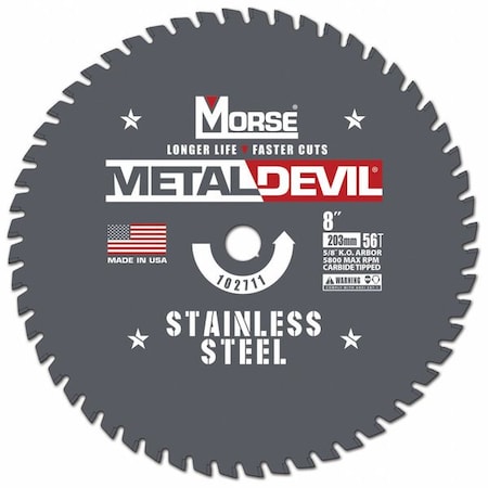 CircularSawBlade,Carbide,Dia:8