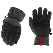 Coldwork Mechanics Style Gloves, Synthetic Leather Palm, Black