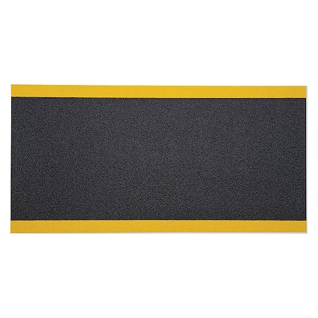 Traction Mat Black, 2 ft W x 4 ft L, 3/16 in Thick