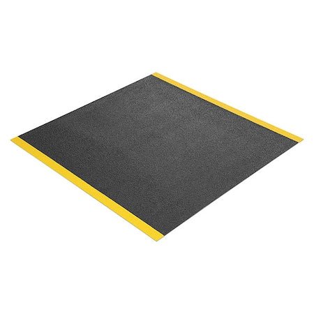 Traction Mat Black, 4 ft W x 4 ft L, 3/16 in Thick