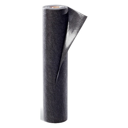Sorbent Roll, 4 gal, 3 ft x 5 ft, Universal, Black, Polypropylene