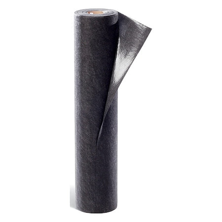 Sorbent Roll, 4 gal, 3 ft x 10 ft, Universal, Black, 5 PK