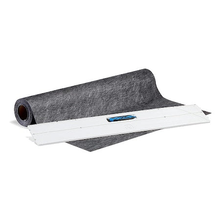 Sorbent Roll, 2 gal, 3 ft x 25 ft, Universal, Gray, Polypropylene