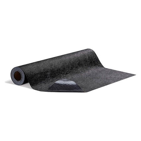 Sorbent Roll, 2 gal, 3 ft x 25 ft, Universal, Black, Polypropylene