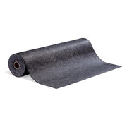 Sorbent Roll, 10 gal, 48 in x 100 ft, Universal, Black, Polypropylene