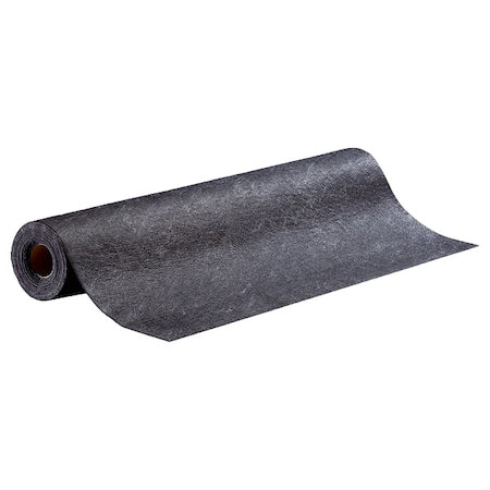 Sorbent Roll, 5 gal, 48 in x 50 ft, Universal, Black, Polypropylene
