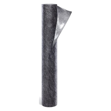 Sorbent Roll, 5 gal, 48 in x 50 ft, Universal, Gray, Polypropylene