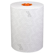 Pro Slimroll Hard Roll Towels for Orange Core Dispensers, White, (580'/Roll, 6 Rolls/Case)