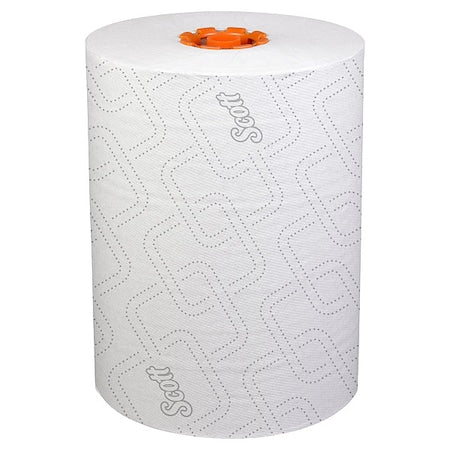 Pro Slimroll Hard Roll Towels for Orange Core Dispensers, White, (580'/Roll, 6 Rolls/Case)