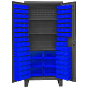 Super Duty Bin Cabinet, 36 in W, 78 in H, 24" D, 102 Bins