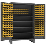 Super Duty Bin Cabinet, 48 in W, 78 in H, 24" D, 144 Bins
