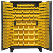 Super Duty Bin Cabinet, 48 in W, 78 in H, 24" D, 192 Bins