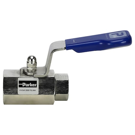 Manual 2-Way Ball Valve,NPT,316 SS