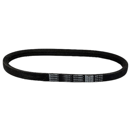 3L315 FHP V-Belt, 31.5 in Outside Length, 3/8 in Top Width, 0.22 in Thickness, 1 Ribs
