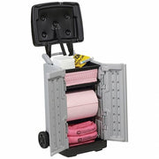 Spill Kit, 20 gal Volume Absorbed per Kit, 20 gal Capacity, Cart, Gray