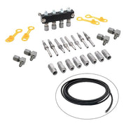 Four Point Manifold Kit,Aluminum/Steel
