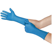 Microflex(R), Disposable Gloves, 7.9 mil Palm, Nitrile, Powder-Free, 2XL ( 11 ), 44 PK, Blue