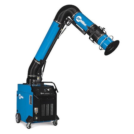 Portable Fume Extractor, 12 ft L Arm