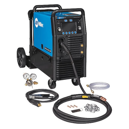 MIG Welder, Millermatic 255, Single-Phase, 208V AC, 220/230/240V AC, 20 to 350A DC, 60 %