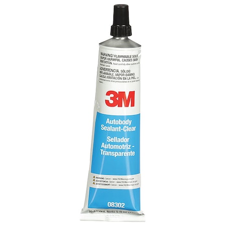Autobody Sealant,Clear,5 oz.,PK6