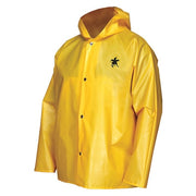 Rain Jacket,4XL,Yellow,Unisex