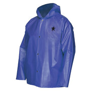 Rain Jacket,Bound Seam,L,Blue,Unisex