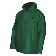 Rain Jacket,4XL,Green,Unisex,Nylon Liner