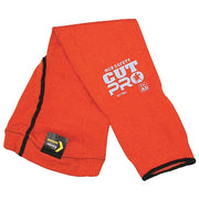 Cut-Resistant Sleeve: ANSI/ISEA Cut Level A5, Bicep Gusset, Orange, 18 in Length