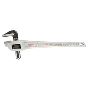 18 in L 2 in Cap. Aluminum Offset Pipe Wrench