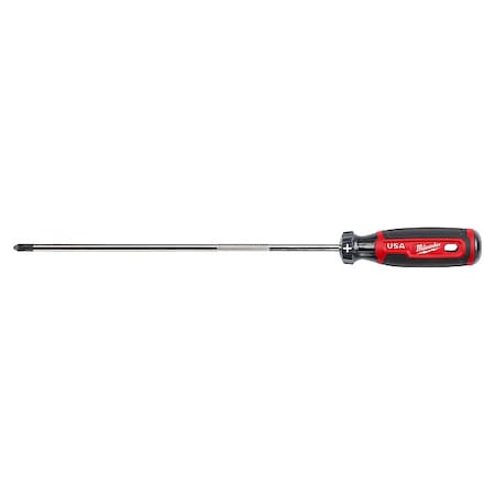 10 in. No 2 Phillips Cushion Grip Screwdriver (Made in USA)