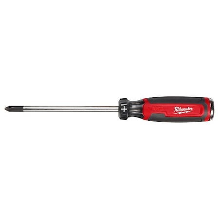 6 in. No 2 Phillips Cushion Grip Demolition Screwdriver (Made in USA)