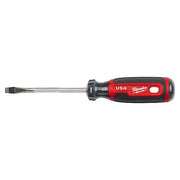 1/4 in. x 4 in. Slotted Cushion Grip Screwdriver (Made in USA)
