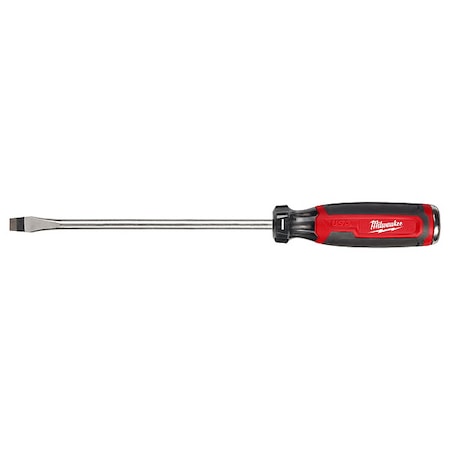 3/8 in. x 8 in. Slotted Cushion Grip Demolition Screwdriver (Made in USA)
