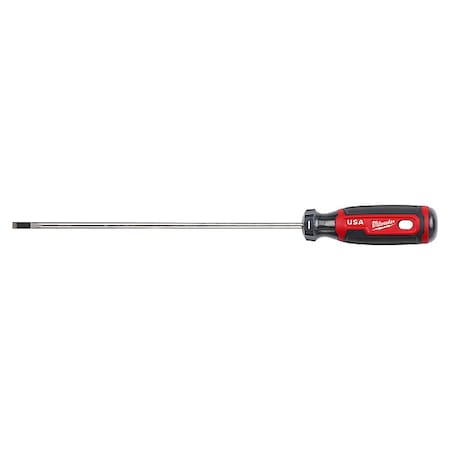 3/16 in. x 8 in. Cabinet Cushion Grip Screwdriver (Made in USA)