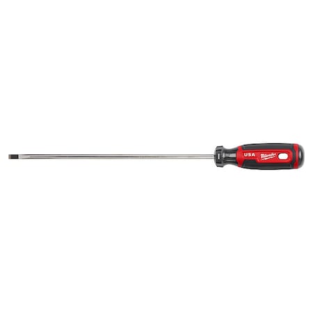 1/4 in. x 10 in. Cabinet Cushion Grip Screwdriver (Made in USA)